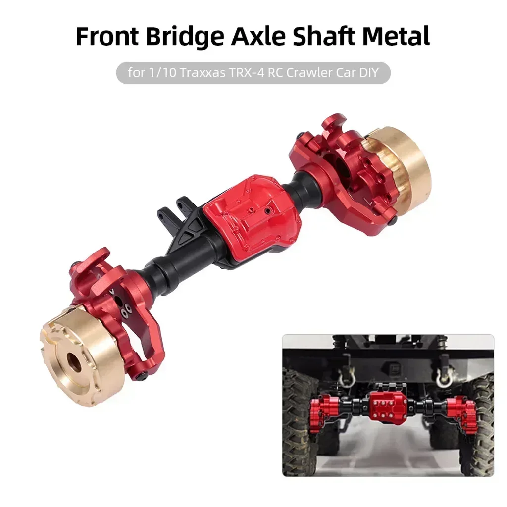 Metall vorne hinten Brücke Achswelle für 1/10 Trxs TRX-4 RC Crawler Auto DIY RC Zubehör