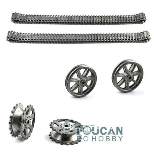 1/16 HENG LONG Spare Parts German Panzer IV F 3858 F2 3859 Tank Metal Track Sprocket Idler Accessories THZH0149