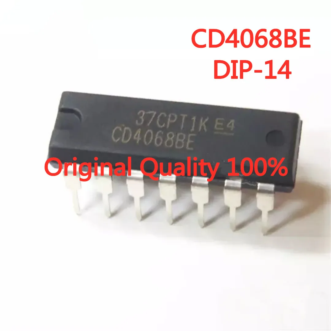 10PCS/LOT NEW CD4068BE DIP-14 Gate/Inverter/Logic NAND gate In Stock Original Quality 100%