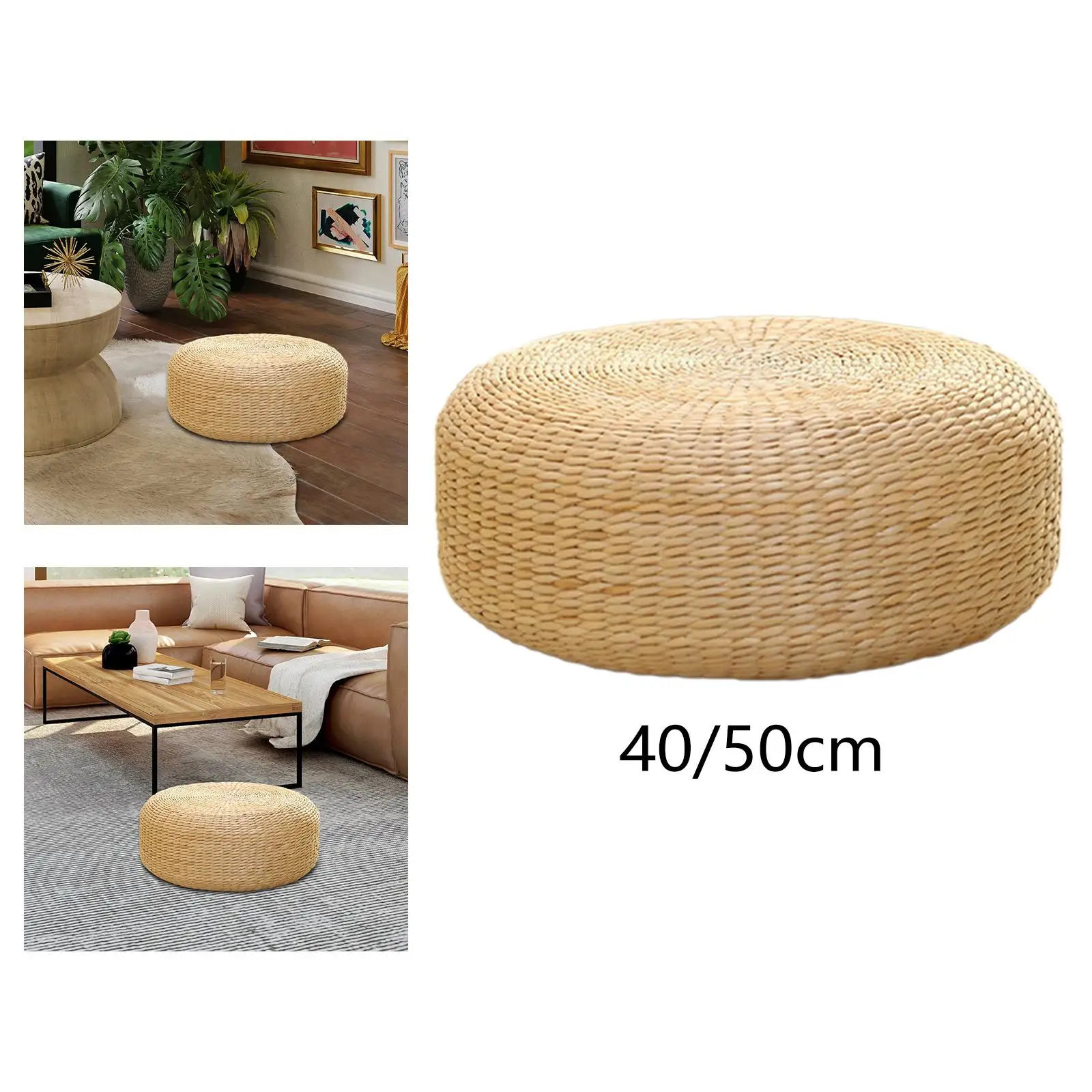 Medytacja Tatami Sit Home Decor Joga Ręcznie tkana podłoga Futon do siedzenia dla życia