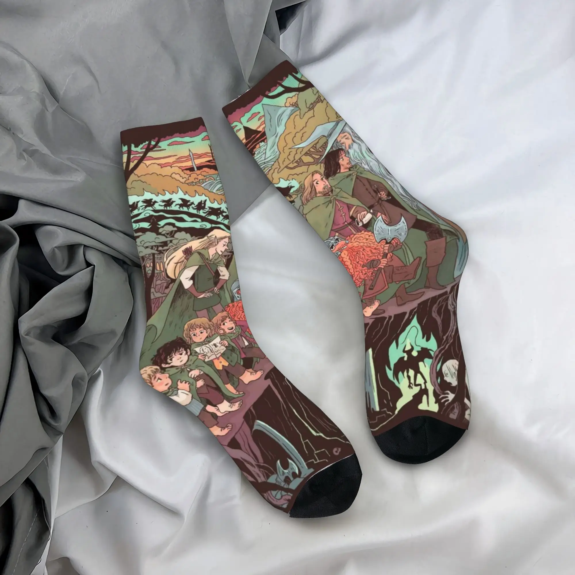 Lords Rings Gollum Socks Merch For Men Women  Soft Socks Cozy Wonderful Gifts