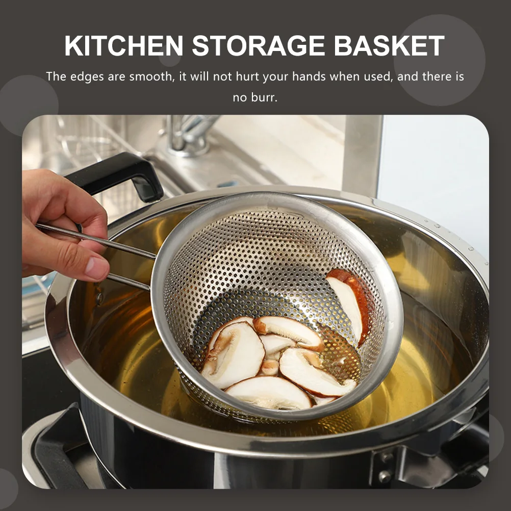 

Stainless Steel Drain Kitchen Draining Tool Vegetable Fruit Washing Drying Multipurpose Food Cleaning Rice Washing Basket