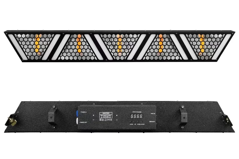 aicpose 5x60W Retro-Lichtleiste mit RGB-Zusatzlicht für Bühneneffekte, geeignet für DJs und Nachtclubs – Detail 5