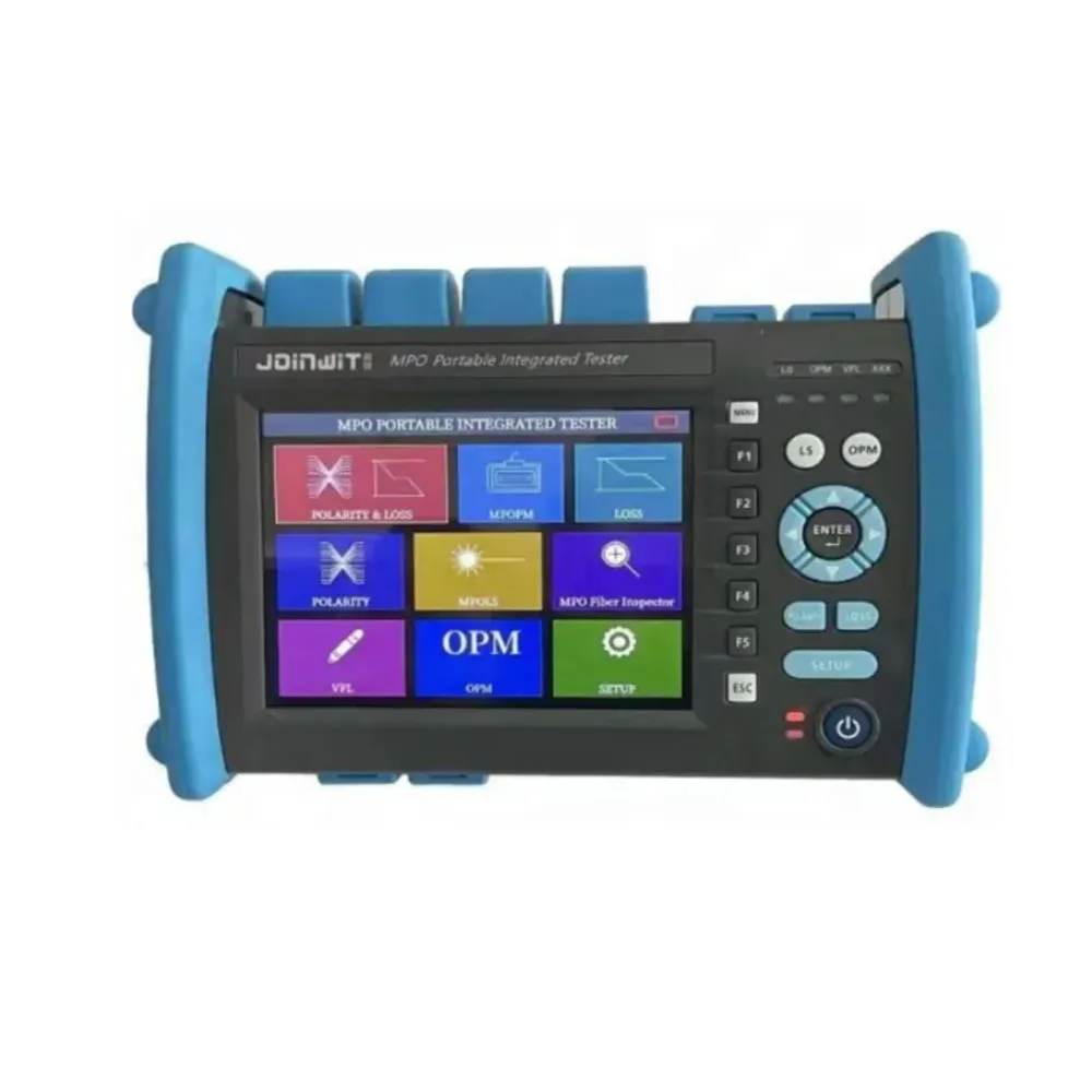 FCST 12 Core 24 Core Testing Fiber Optic Test Equipment FTTH MPO Portable Intergrated Tester OLS OPM VFL Support