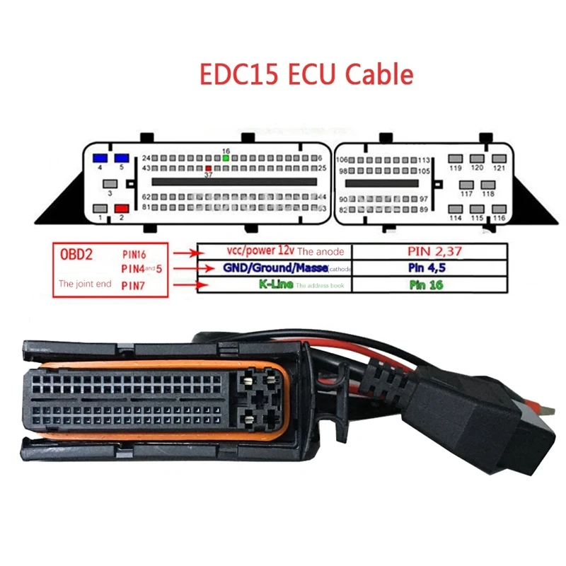 

Car 81 Pin OBD Diagnostic Cable OBD2 Adapter ECU Plug Modification Cable For -