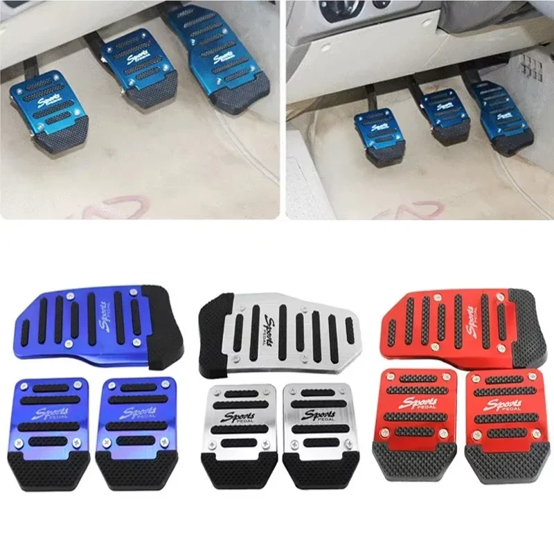 

Automotive pedal aluminum alloy universal type modified brake accelerator clutch aluminum alloy pedal anti-skid pad Accessories