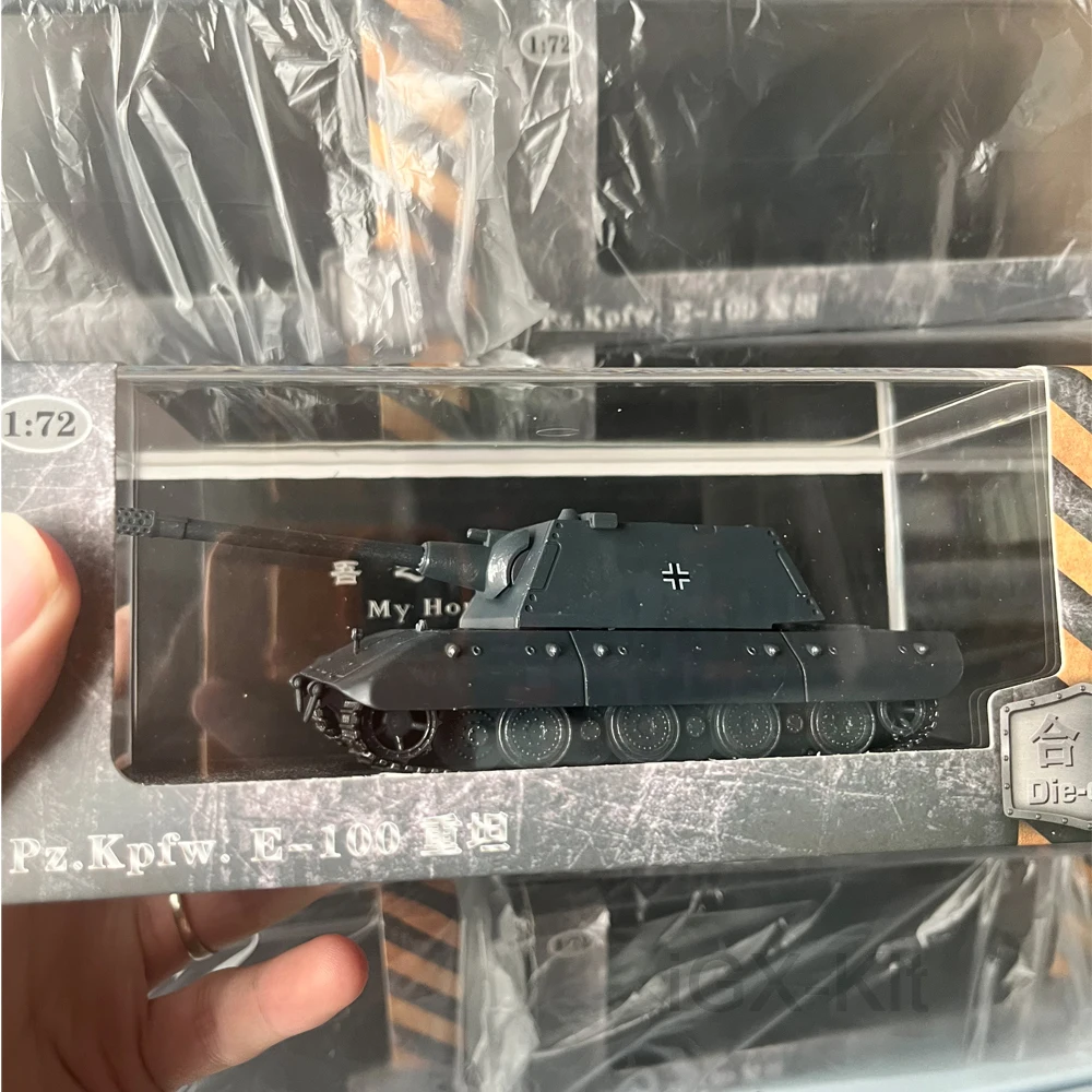 

1/72 немецкий тяжелый танк E-100 E100 Rat Turre из сплава, готовая модель для детей и взрослых, коллекция игрушек, дисплей