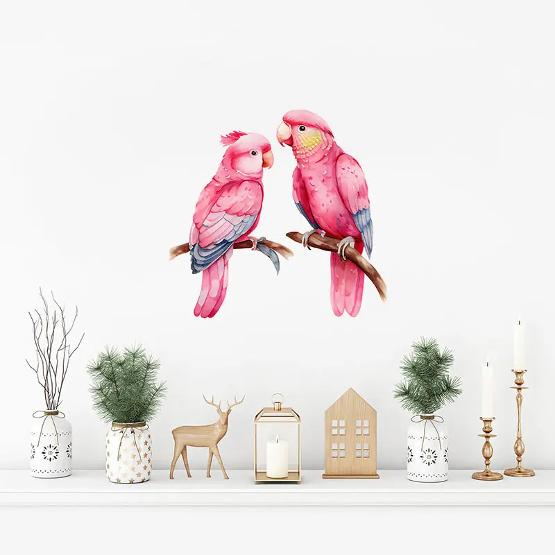 M718 Parrots Birds Art Home Wall Decals Decor For Kids Room  Home Decoration Wallpapers Removable Decor