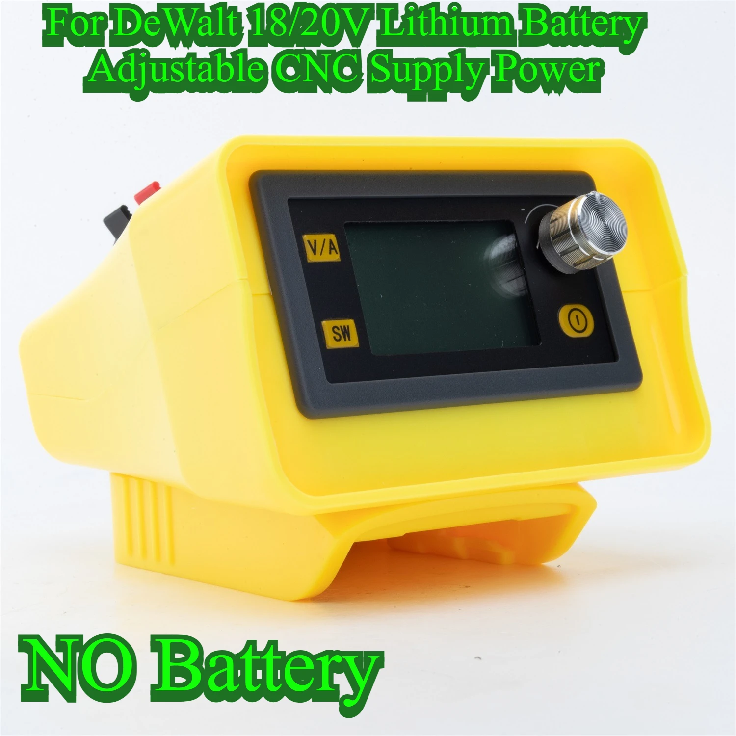 

Регулируемый блок питания для литиевых аккумуляторов DeWalt 18/20В, стабилизированный, переключаемый, постоянного тока, портативный (без аккумулятора)