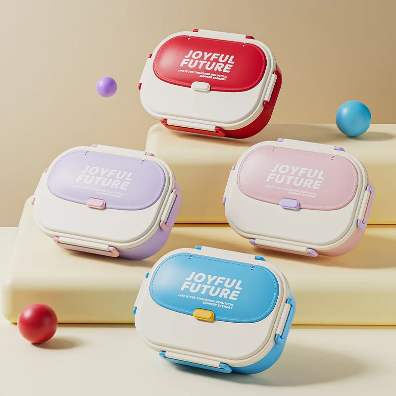 

Stainless Steel Thermal Lunch Box Microwave Safe 4/5 Grids with Cutlery Set for Adults Kids for Children School Picnic