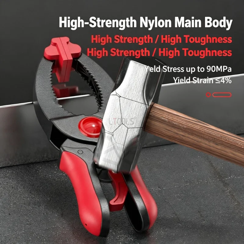 Multifunctional Woodworking Quick Clamp Ratchet Self Lock A Type Clamp Anti Slip Durable Model Fixture For Workpiece Fixing