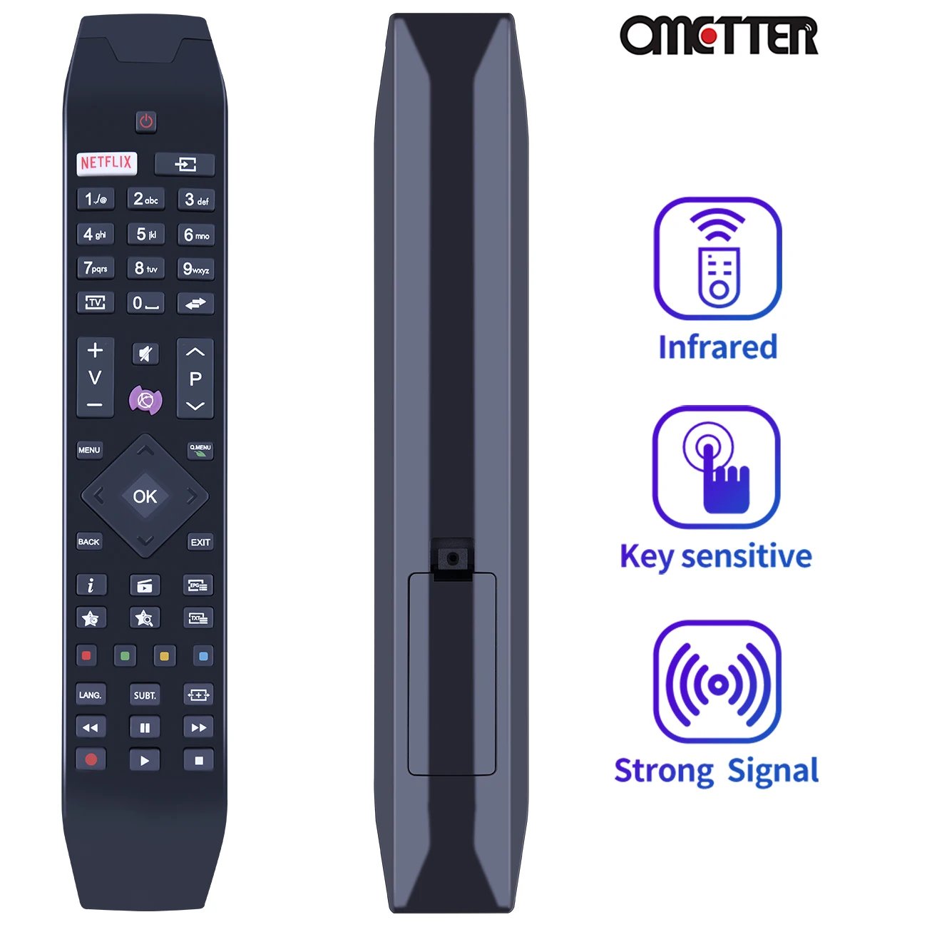 NUOVO RC49141 Fit per Hitachi TV Telecomando 39HB4T62 32HB1W66l 40HB1W66l 43HB6W62I 55HK6W64 43HK15W64I