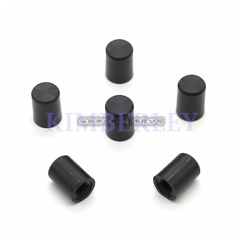 30PCS 8 X 10MM Plastic Key Switch Cap Tap The Key Sun Print Black Cap 3.2MM Square Hole Key