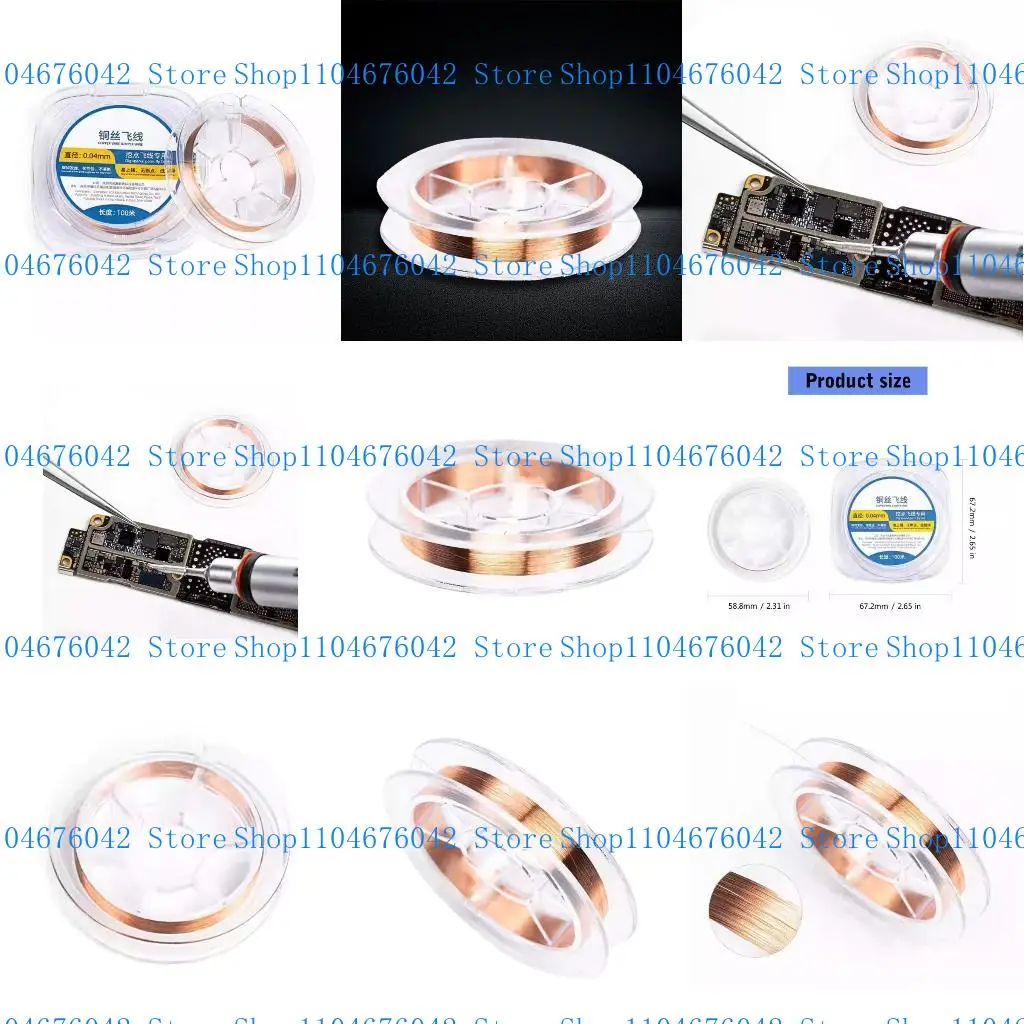 

5asd Professional Copper Wire Jumper Suitable for Phone & Tablet Motherboard Soldering Repair Electronic Component Connection