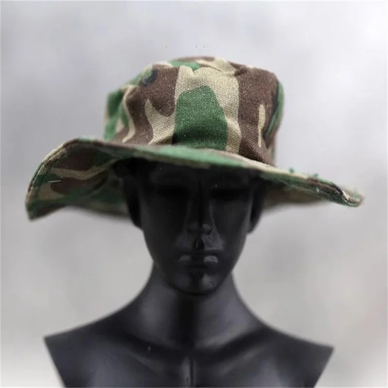 

1/6 Soldier Accessories Jungle Camouflage Hat High Quality Model Toy For 12'' Action Figure Body In Stock