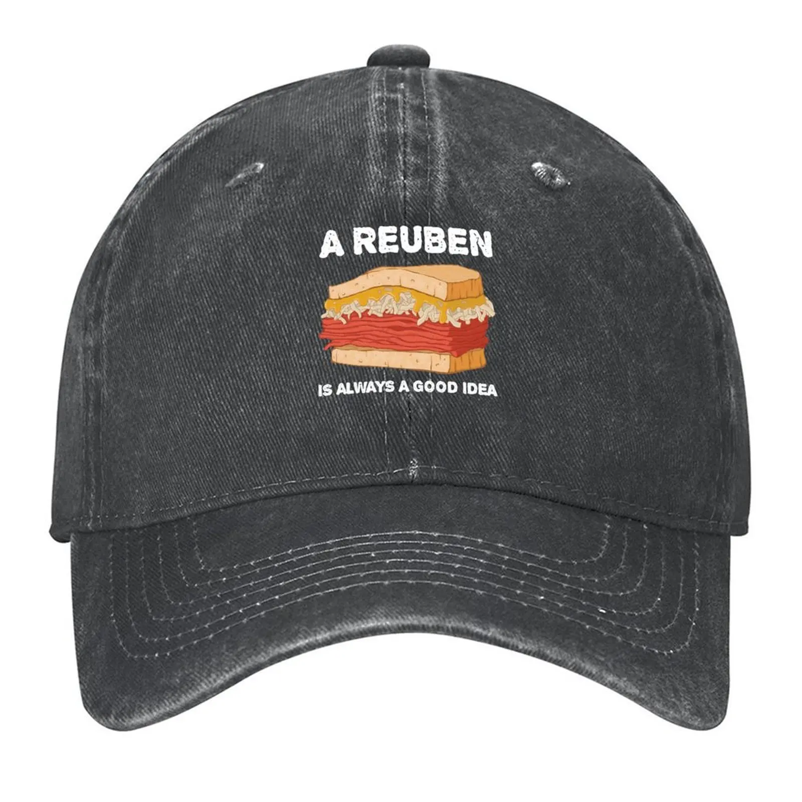 

Always A Good Idea Grilled Reuben Sandwich design Baseball Cap fishing hat Icon Hat Beach sailor cap for men Man Women's