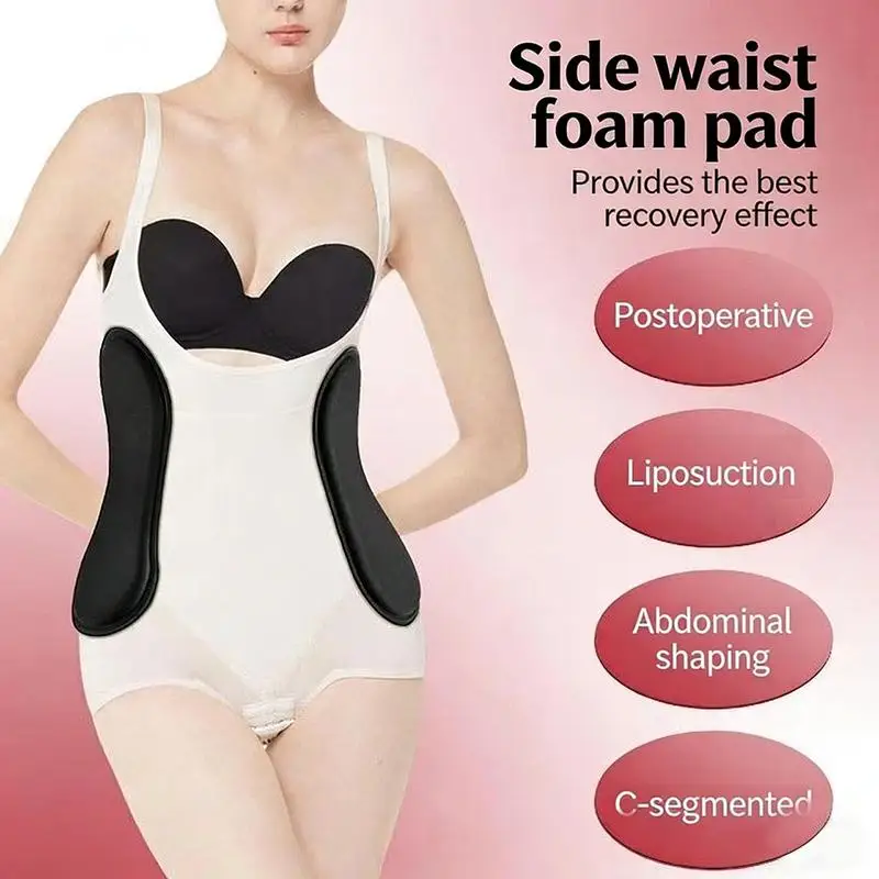 1/2 Stück Lipo-Schaumstoffplatte, Kompressionsplatte nach der Operation, Bauchplatte für Bauchfettabsaugung, postpartale Bauchbinde – Detail 11
