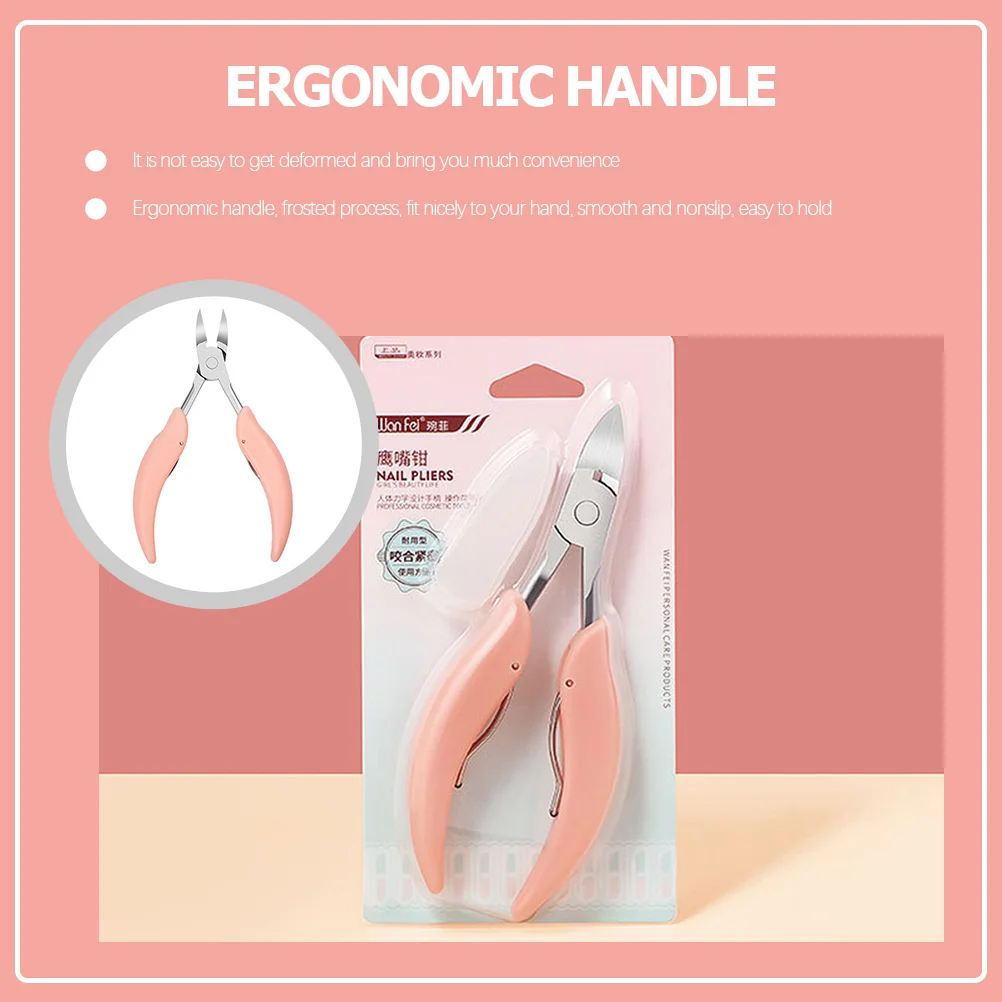 Obcinacz do skórek, obcinacz do paznokci z podwójną sprężyną, ergonomiczny przyrząd do pedicure i manicure, narzędzie do pielęgnacji paznokci, obcinacz do skórek, narzędzie do pedicure.