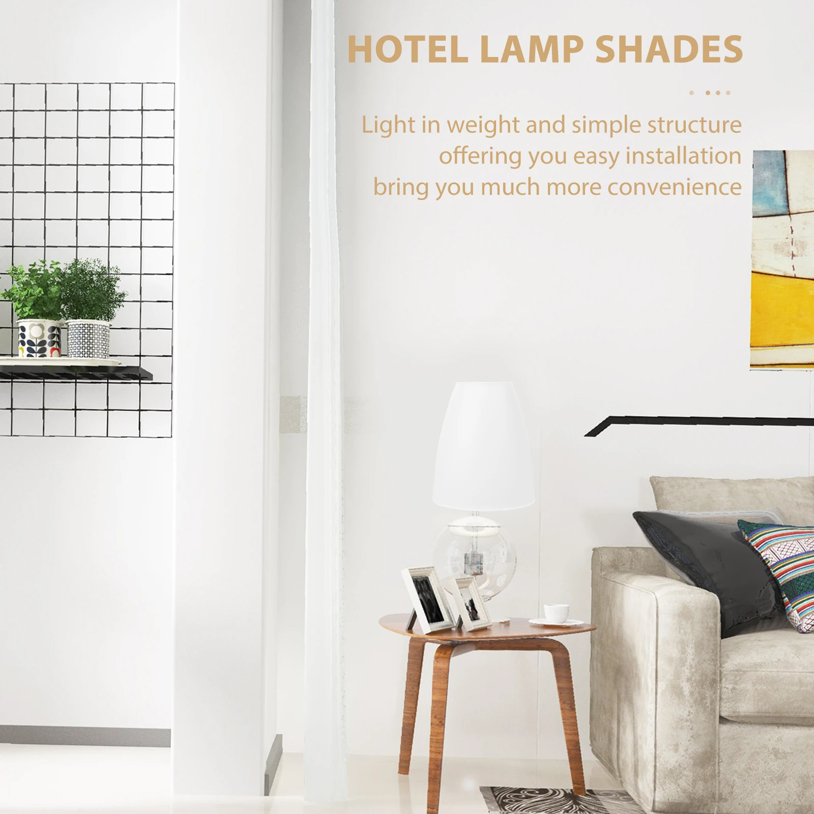 

Plastic Lampshade Cover for Desk Table Lamps Small Lampshades Replacement Light Cover Shades Lighting Accessories