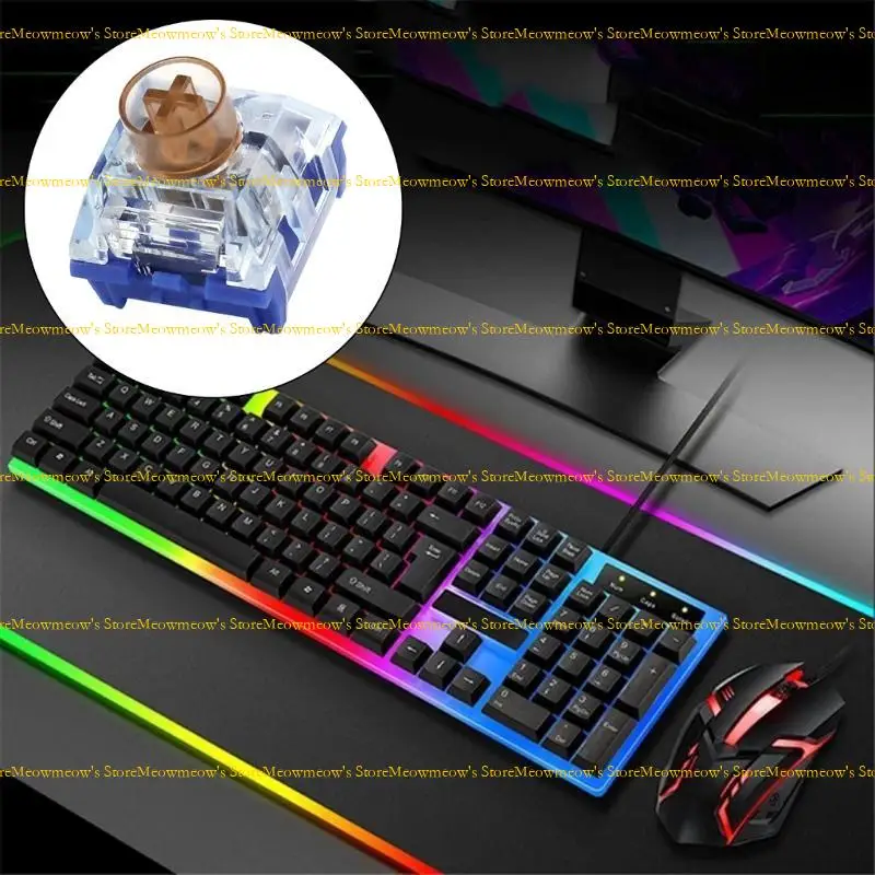 W91A 심해 고래 고래 외로운 섬 선형 선형 촉각 사일런트 키보드 용 스위치