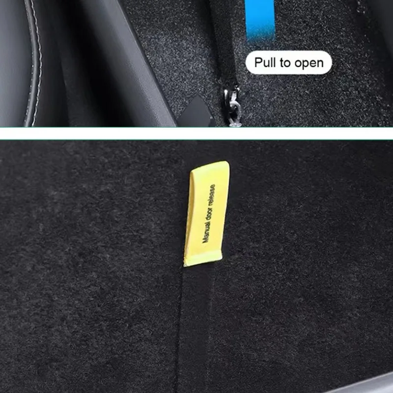 Rear Door Emergencies Safety Pull Rope for Tesla Highland 2024 for Model Y 2021-2023 Emergency Handle Car Accessory 4/1PCS
