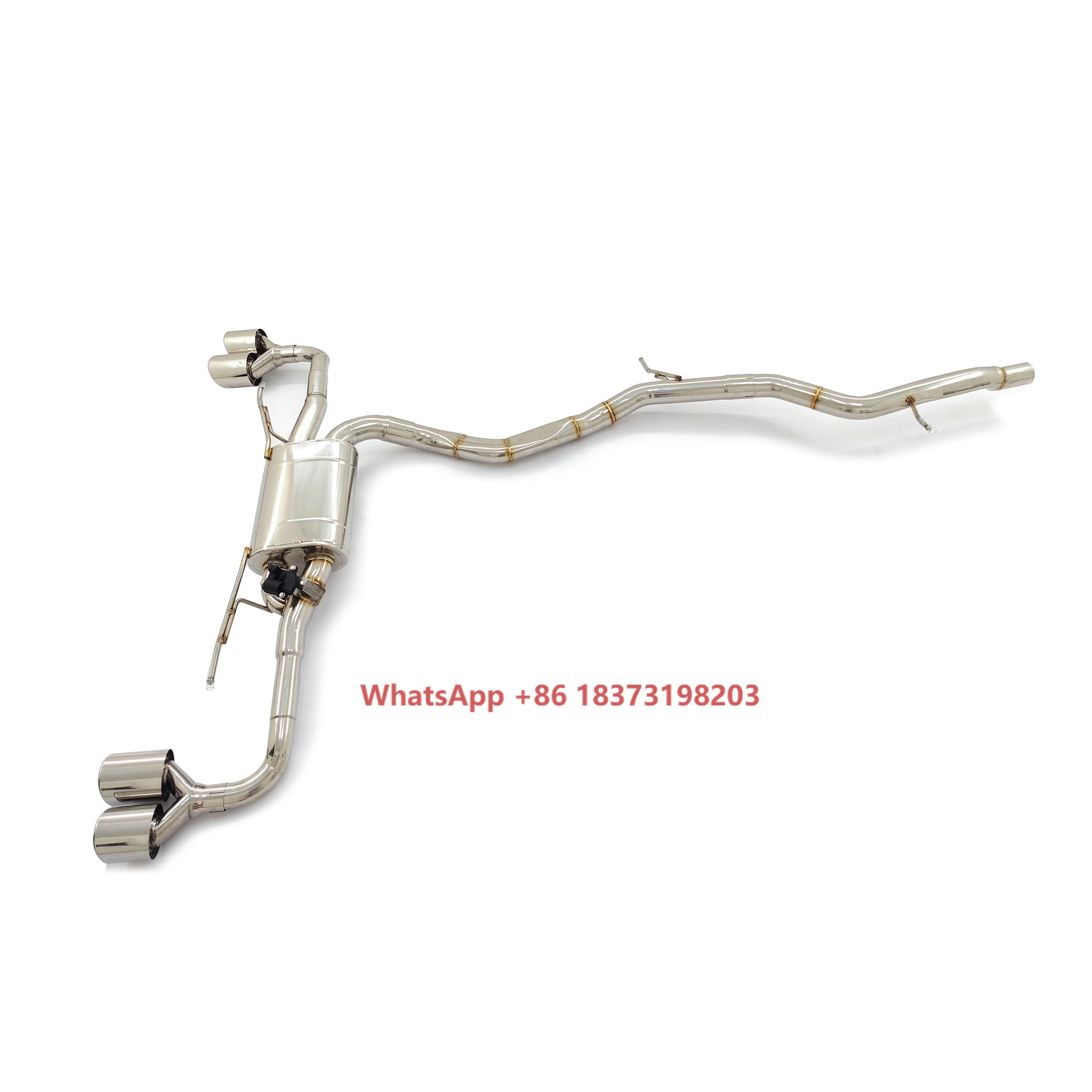 

CSZ Valvetronic Catback for Q7 2.0T 2019-2023 Ss304 Valved Muffler Exhaust System Tips