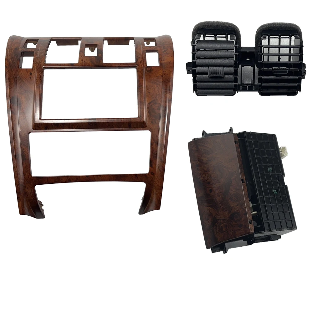 1pcs-car-radio-accessories-for-hyundai-terracan-center-console-peach-wood-trim-panel-instrument-panel-air-middle-outlet