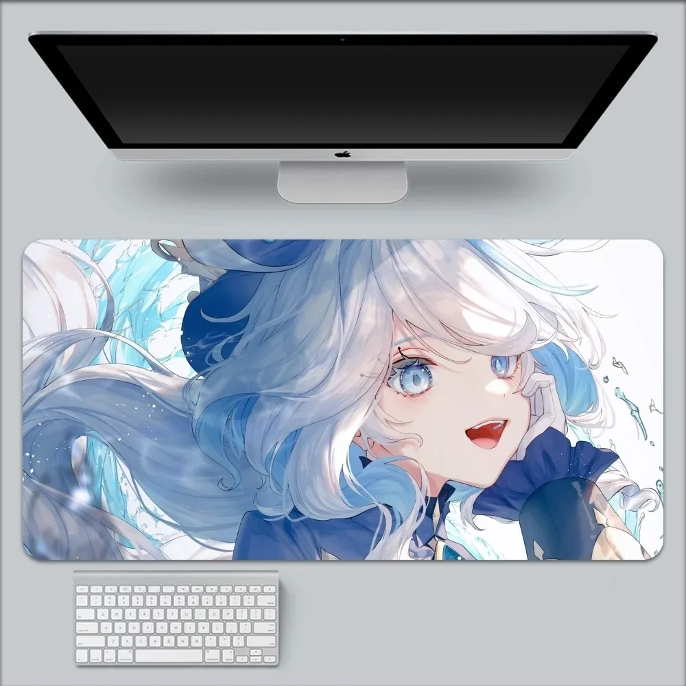 

Furina Genshin Impact Mouse Pad Large Gaming Compute Gamer PC Keyboard Mouses Mat