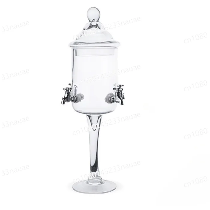 Glass Absinthe Fountain with Two Faucets