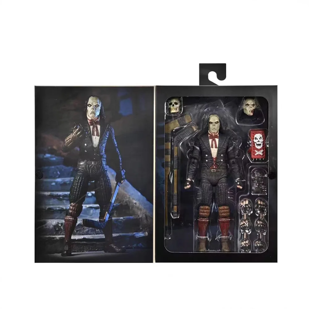 Neca adolescente mutante ninja tartarugas 2 casey jones 7 Polegada figura de ação modelo colecionável brinquedo desktop modelo ornamento presente aniversário