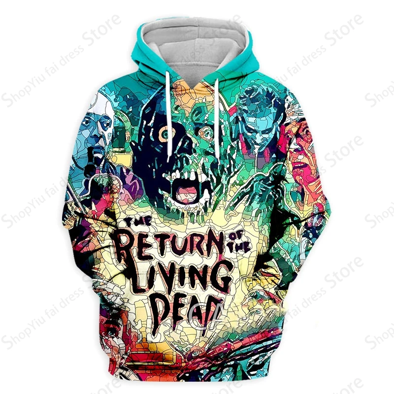 

Men Hoodie 3d The Living Dead Print Graphic Hoodie Men Women Fashion Oversized Hoodies Sweatshirt Boy Coat Women Sweats Jacket