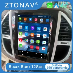 Android Car Stereo For Mercedes Benz Vito W447 116 2014 2015 2016 2017 2018 2019 2020 2021 Tesla Screen Radio GPS Media Player