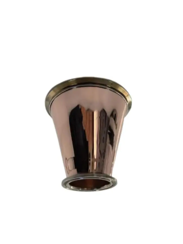 Morsetto 8"(OD217mm) x 3"(OD91mm) Riduttore in rame, cono in rame per riduttore a tre morsetti con testa di cipolla.Distillazione.Dephlegmator,Reflux