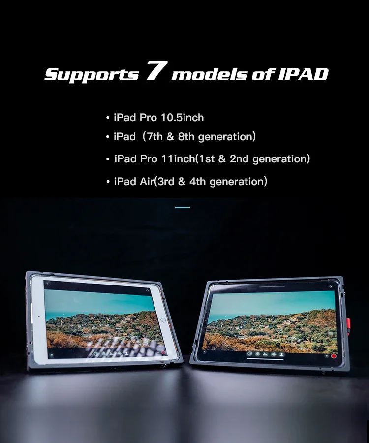 ACCSOON CEPC-01 Cage Wireless Video Audio Transmission Viewing Kit with Battery Holder for iPad Tablet iPad air iPad Pro 11