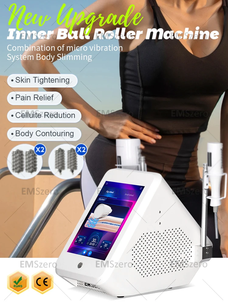 Inner Ball Roller Body Contouring Machine Micro Vibration Infrared Technology Reduce Puffiness And Face Lifting EMSzero