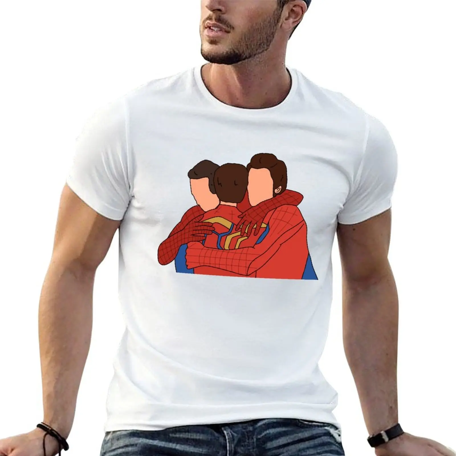 

3 Spideys Hug NWH T-Shirt graphic t shirts for man t shirt man designer t shirts designer T-Shirt