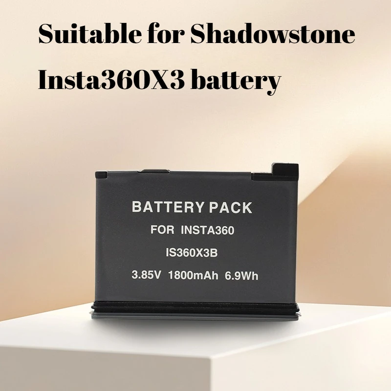 

For Insta360 ONE X3 Battery IS360X3B 1800mAh Replacement100% Full Decoded Li-ion Battery for Longer Recording Time