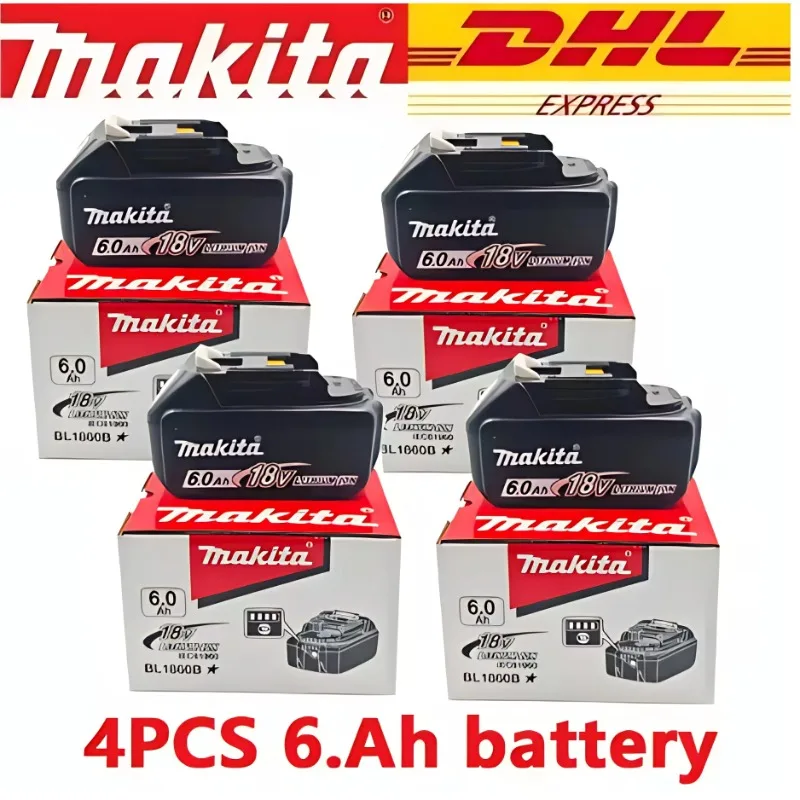 

Original makita battery, makita 18v Tools Lithium Battery 6Ah for makita DTW700 DDF487 DTD173 DGA404 HR140D DJV182