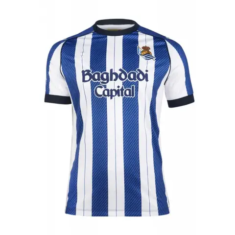 Real Sociedad 2526 Home and Away Footbool Jersey T-shirt 3D Printed Comfortbale T-shirt Same for Adults and Children
