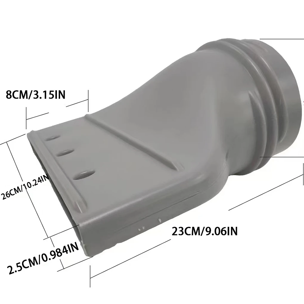 

Плоский интерфейс для адаптера выхлопного шланга кондиционера, плоский интерфейс, выхлопная труба кондиционера, диаметр 130 мм