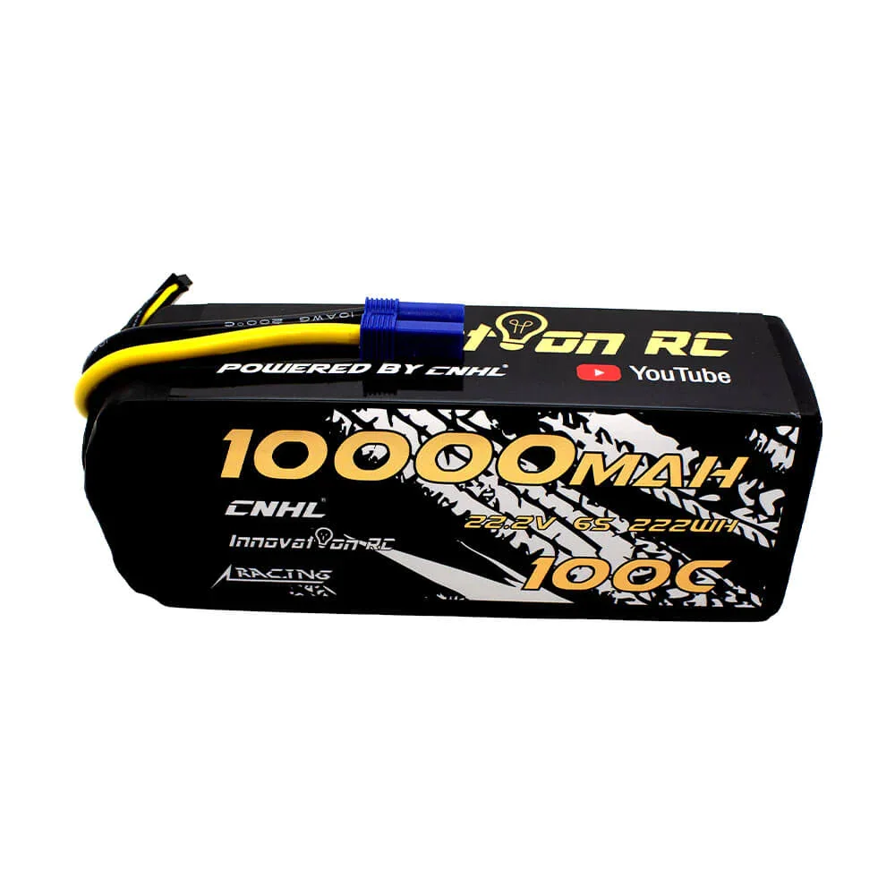 CNHL 6S 10000mAh Lipo Battery 22.2V 100C Softcase with QS8 Plug For RC Car Tank Train Buggy Boat Racing Model Parts