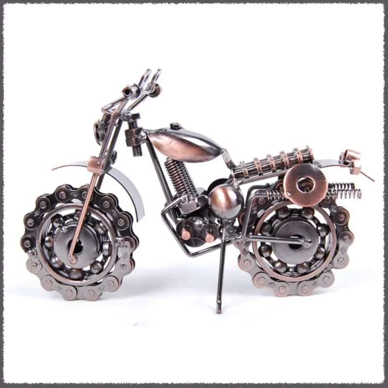 Iron art, creative motorcycle models, military ornaments, fine wire crafts, floor-standing clothing store decorations