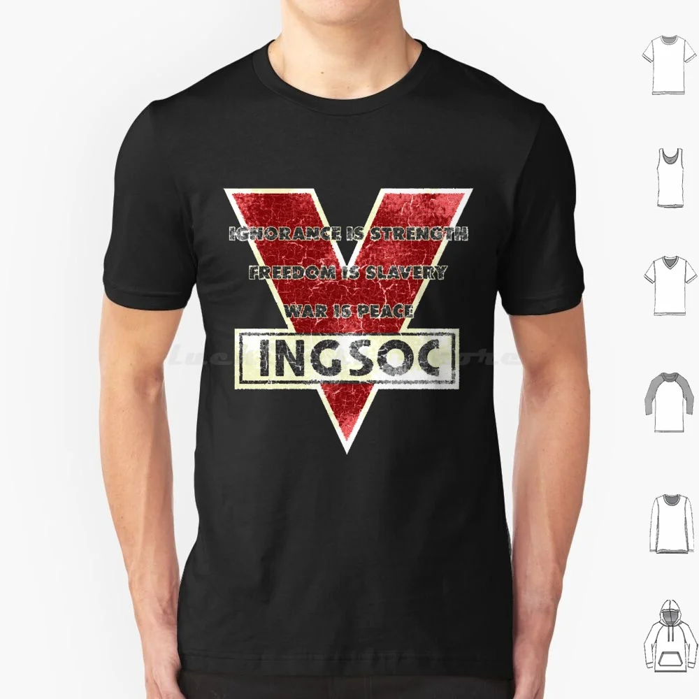 Ignorance Is Strength Tri Blend camiseta tamaño grande 100% algodón Ignorance Is Strength 1984 es la guerra de la esclavitud es la paz Orwell George