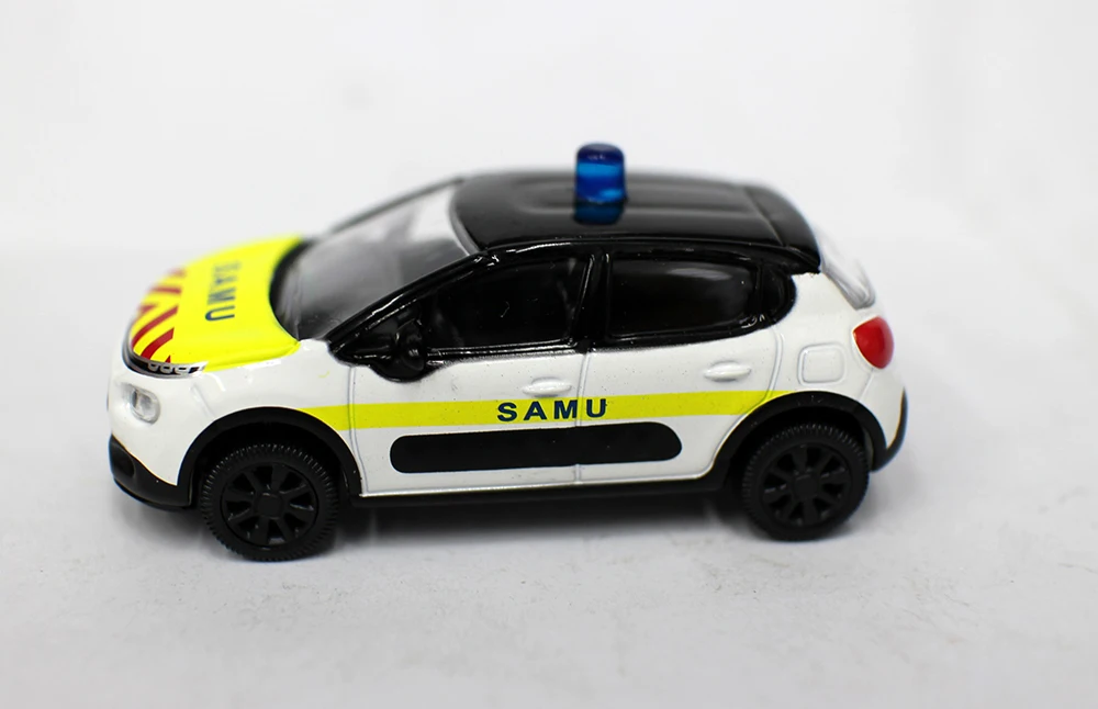 

NoRreVv 1/64 Scale C3 MSO Policecar 3 inches Diecast Alloy Toys Simulation Model For Collection