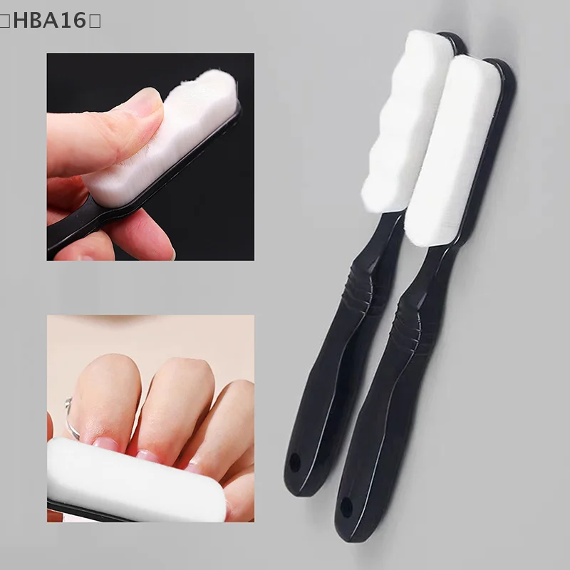 

Nails Art Dust Cleaning Brush Wool Plastic Wenwan Polishing Brush Gel Dust Cleaning Make Up Brush Manicure Tools