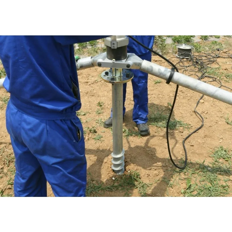 Electric Screw Drill Pile Driver