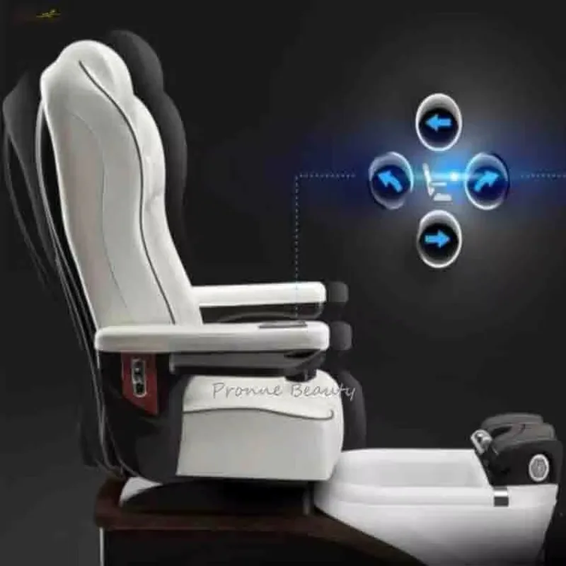 

New Arrival Beauty Salon Luxury Acetone-resistant Leather Massage Chair Pedicure Foot Spa With Digital Control System