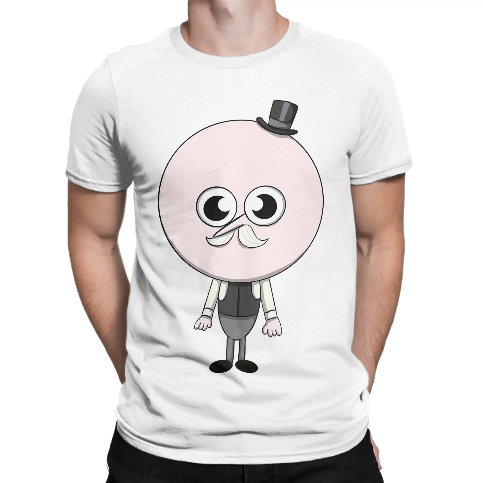 pops T-Shirts for Men Women Regulars Show  Vintage 100% Cotton Tees Crew Neck Short Sleeve T Shirt Birthday Present Tops