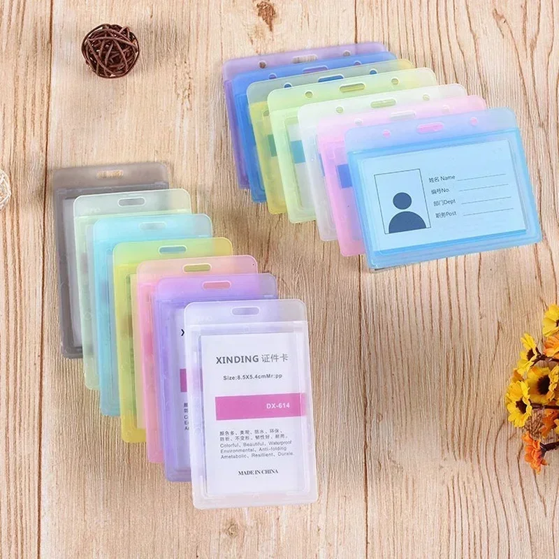 1PC Transparent PVC Bank Bus Credit Card Holder Cover Storage Card&ID Holders Women Men Kid's Protector Cover Dropshipping Gifts