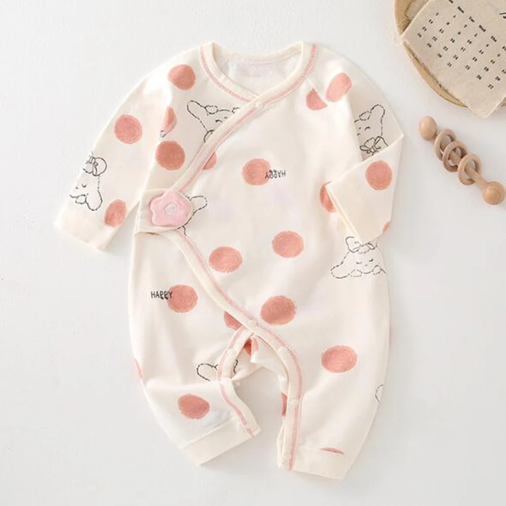 

Baby Girl Romper Long Sleeve 100% Cotton Spring Autumn Newborn Boy Clothes Unisex Hospital Baby Jumpsuit 0 6 Months